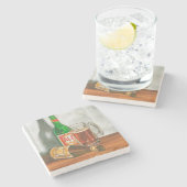 Still Life with Beer by Jennifer Goldberger ストーンコースター (横)