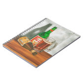 Still Life with Beer by Jennifer Goldberger ノートブック (左側)