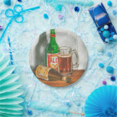 Still Life with Beer by Jennifer Goldberger ペーパープレート (パーティー)