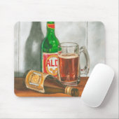 Still Life with Beer by Jennifer Goldberger マウスパッド (マウス)