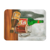Still Life with Beer by Jennifer Goldberger マグネット (横)