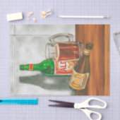 Still Life with Beer by Jennifer Goldberger 薄葉紙 (クラフト)