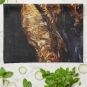 Still Life with Bloaters by Vincent vanゴッホ キッチンタオル (折り畳み)