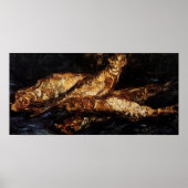 Still Life with Bloaters by Vincent vanゴッホ ポスター (正面)