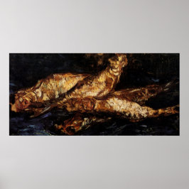 Still Life with Bloaters by Vincent vanゴッホ ポスター