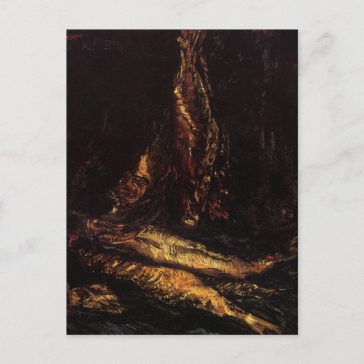 Still Life with Bloaters by Vincent vanゴッホ ポストカード (正面)