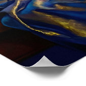 Still Life with Blue Window and Distant Peaks ポスター (角)