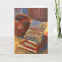Still life with Books 絵画's カード