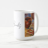 Still life with Books 絵画's コーヒーマグカップ (正面右)