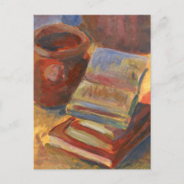 Still life with Books 絵画's ポストカード