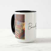 Still life with Books 絵画's マグカップ (正面左)