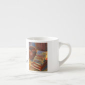 Still life with Books to読絵画s エスプレッソカップ (右)