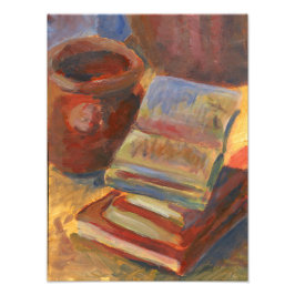 Still life with Books to読絵画s フォトプリント