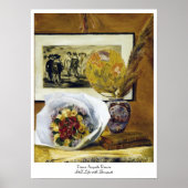 Still Life with Bouquet Pierre Auguste ルノアール ポスター (正面)