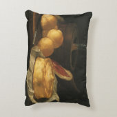 Still Life with Bread Tart and Ham, Giuseppe Recco アクセントクッション (裏面(縦))