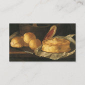 Still Life with Bread Tart and Ham, Giuseppe Recco 名刺 (裏面)