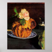Still Life with brioche by Eduard Manet ポスター (正面)