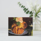 Still Life with brioche by Eduard Manet ポストカード (スタンド正面)