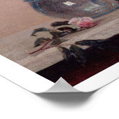 Still Life with Canvas, 1889 (キャンバス上の油) ポスター (角)