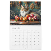 Still Life with Cats – Art Calendar 2026 カレンダー (1月 2026)