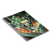 Still Life with checked Tableloth by Juan Gris ノートブック (右側)