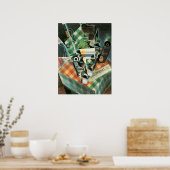 Still Life with checked Tableloth by Juan Gris ポスター (キッチン)