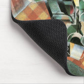 Still Life with checked Tableloth by Juan Gris マウスパッド (コーナー)