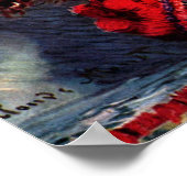 Still life with Chrysanthemums by Claude Monet ポスター (角)