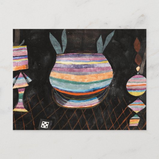 Still Life with Dice, 1923 by Paul Klee ポストカード (正面)