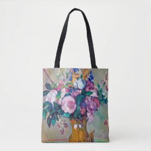 Still Life with Flowers(花を持つ静物詩)、ポール・セザンヌ トートバッグ