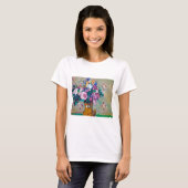 Still Life with Flowers(花を持つ静物詩)、ポール・セザンヌ Tシャツ (正面フル)