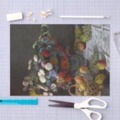 Still Life with flowers and Fruit by Claude Monet 薄葉紙 (クラフト)