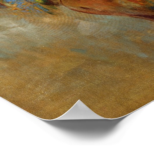 Still Life with flowers by Odilon Redon ポスター (角)