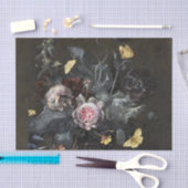 Still Life with flowers by Otto van Schrieck 薄葉紙 (クラフト)
