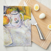 Still Life with Fruit Basket、ポール・セザンヌ キッチンタオル (四つ折り)
