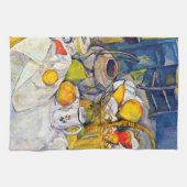 Still Life with Fruit Basket、ポール・セザンヌ キッチンタオル (横)