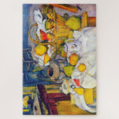 Still Life with Fruit Basket、ポール・セザンヌ ジグソーパズル (縦)