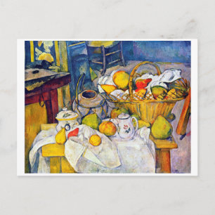 Still Life with Fruit Basket、ポール・セザンヌ ポストカード