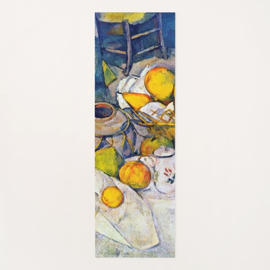 Still Life with Fruit Basket、ポール・セザンヌ ヨガマット (正面)
