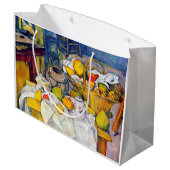 Still Life with Fruit Basket、ポール・セザンヌ ラージペーパーバッグ (裏面アングル)