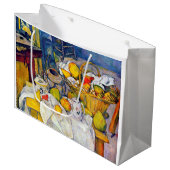 Still Life with Fruit Basket、ポール・セザンヌ ラージペーパーバッグ (正面アングル)