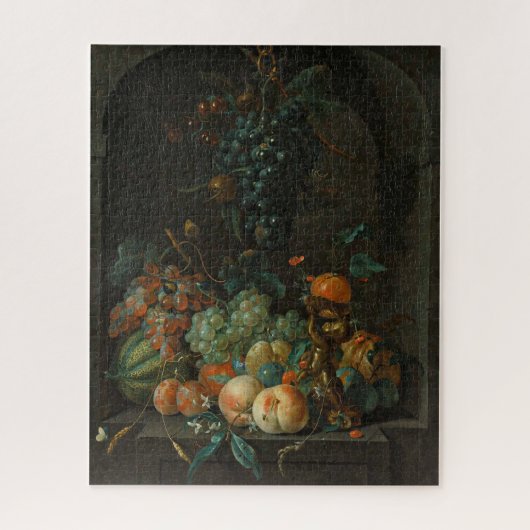 Still Life with Fruit Coenraet Roepel 1721 ジグソーパズル (縦)