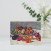 Still Life with Fruit - Pierre-Augusteルノアール ポストカード (スタンド正面)