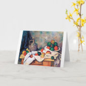 Still Life with Fruits、ポール・セザンヌ カード (黄色い花)