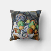 Still Life with Fruits、ポール・セザンヌ クッション (裏面)