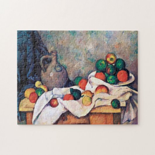 Still Life with Fruits、ポール・セザンヌ ジグソーパズル (横)