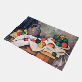 Still Life with Fruits、ポール・セザンヌ ドアマット (アングル)