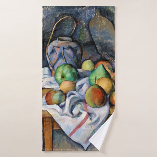Still Life with Fruits、ポール・セザンヌ バスタオル (バスタオル)