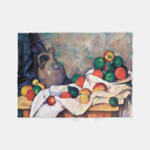 Still Life with Fruits、ポール・セザンヌ フリースブランケット (正面(横))