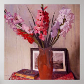 Still Life with Gladioli ポスター (正面)